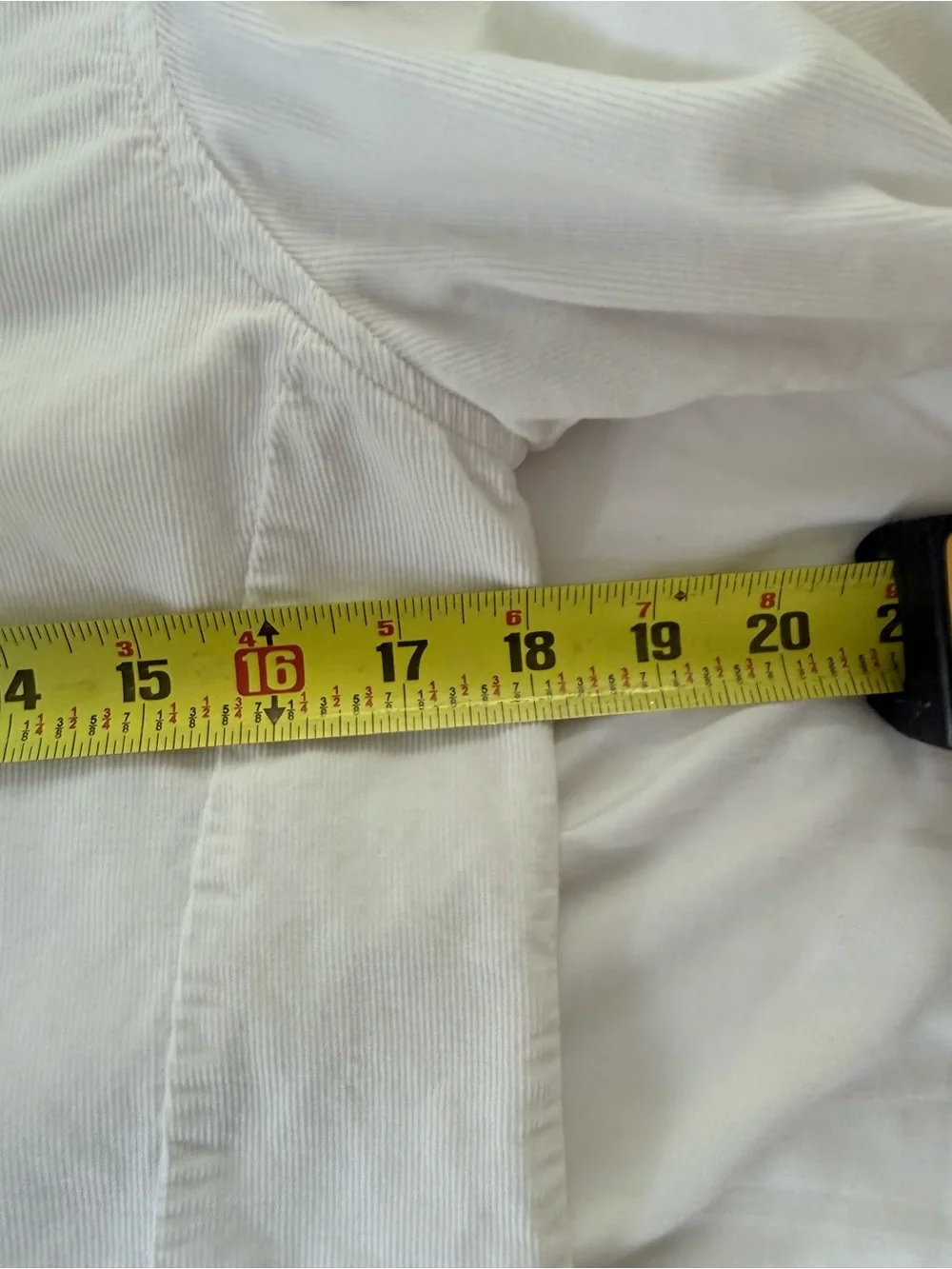Madewell Corduroy Shirred Puff Sleeve Button Top S